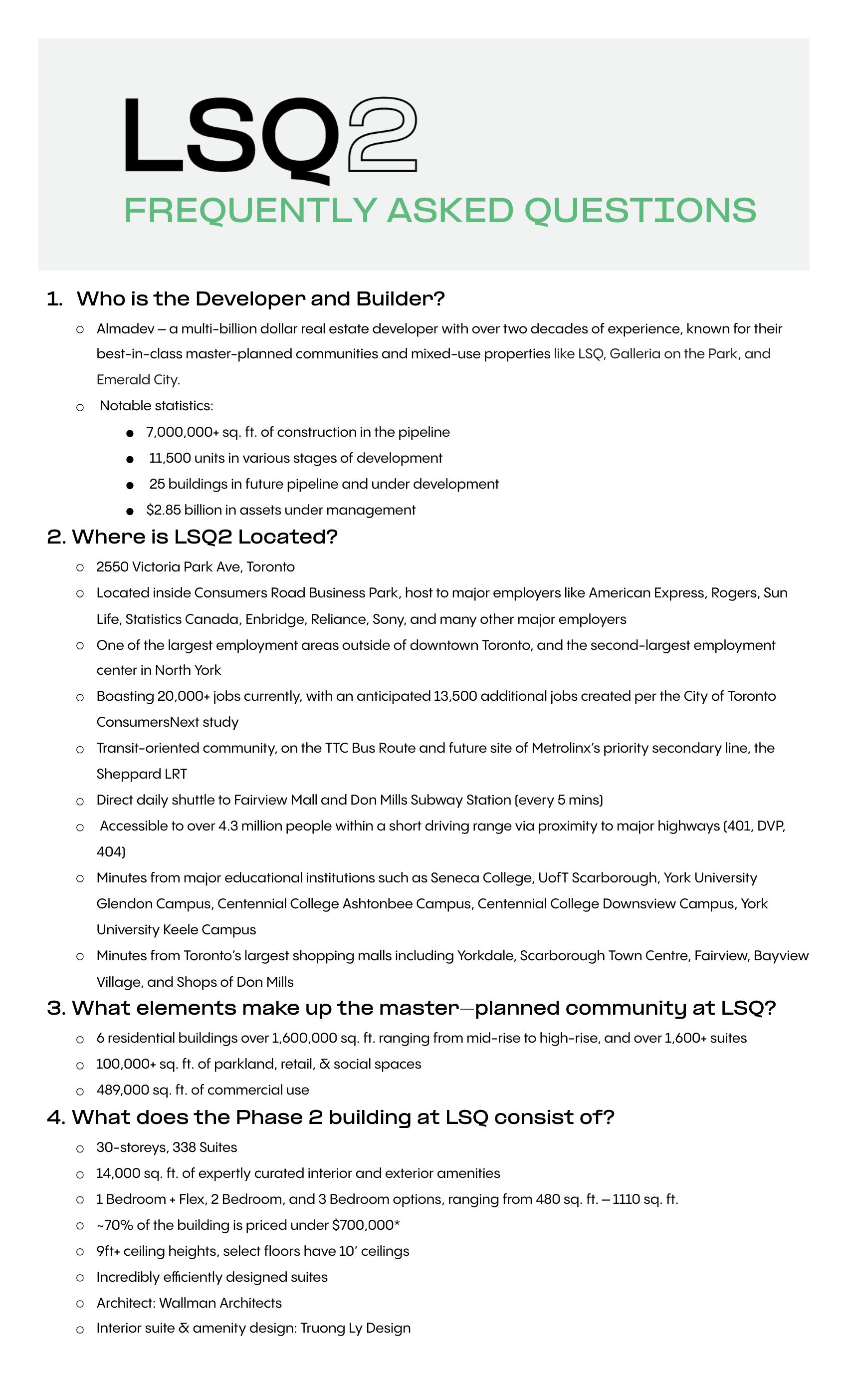LSQ2 FAQ page 1