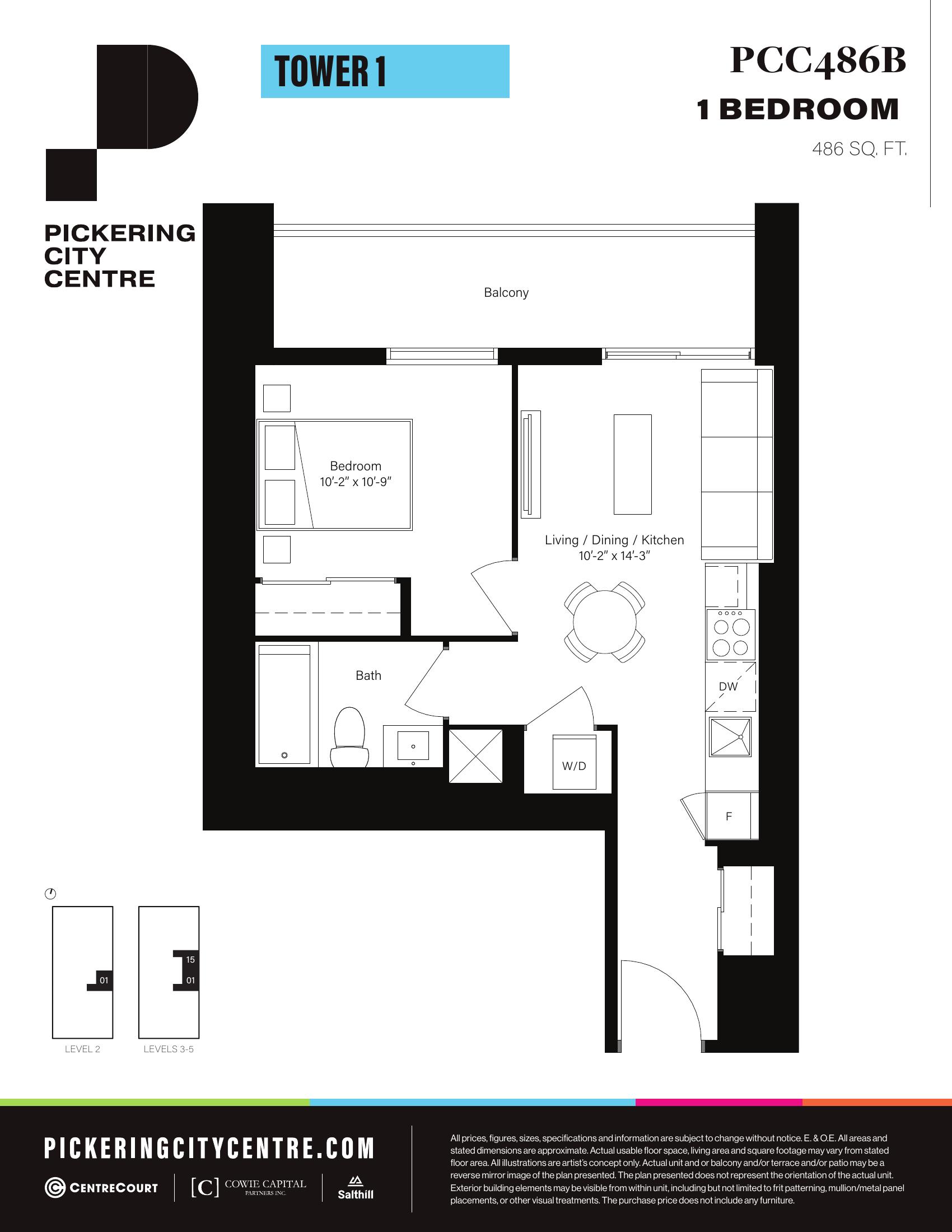 PCC Tower 1 Podium Floorplans page 1