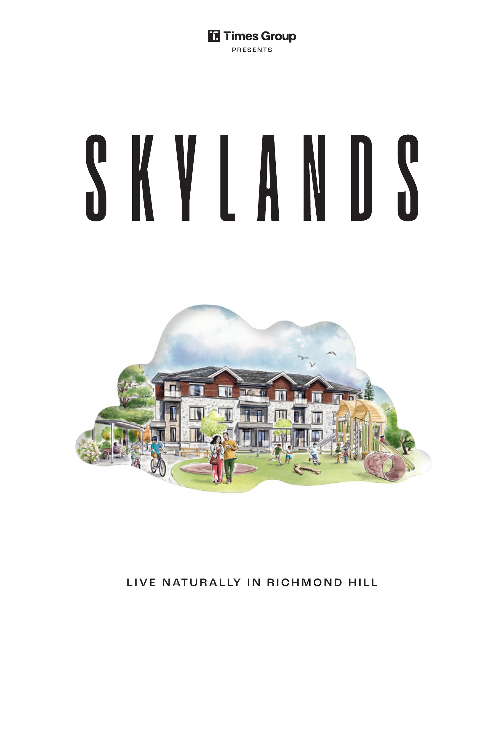 Skylands Brochure page 1